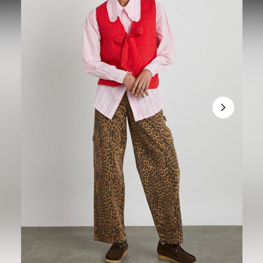 Damson Madder Dion Jean Leopard Cargo